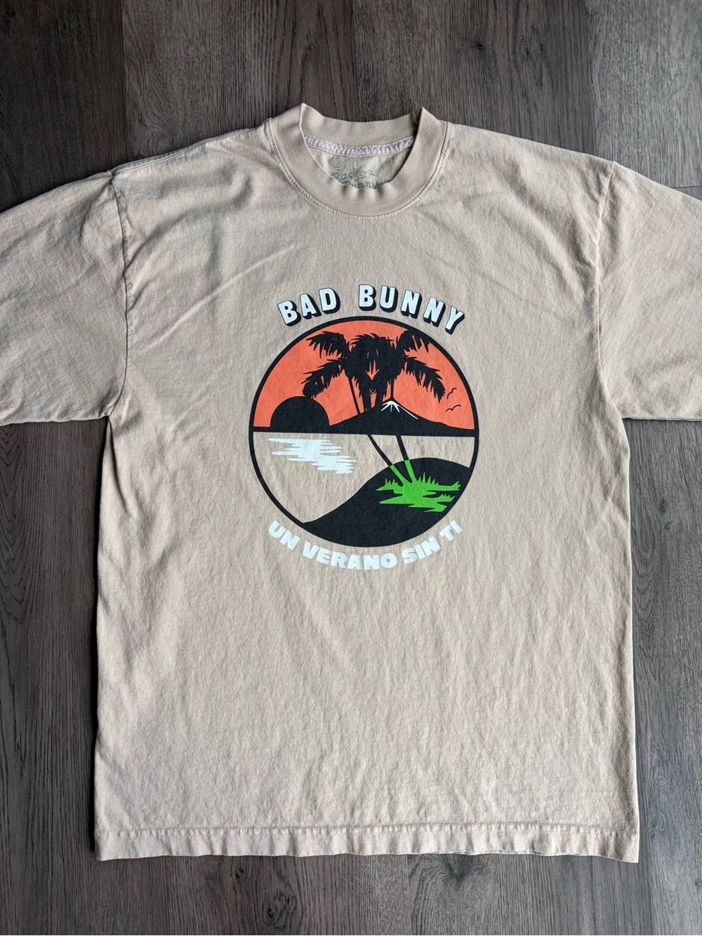 Bad Bunny Beige 'Un Verano Sin Ti' Short Sleeve Graphic Tee